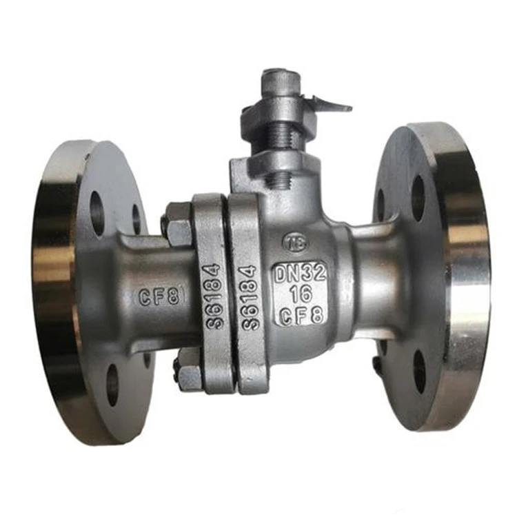 A351 CF8 Metal-Seated Floating Ball Valve factory