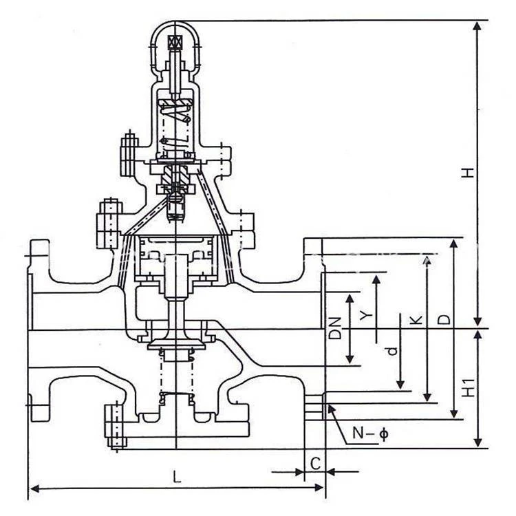 Steam Pressure Reducing Valve Drawning Steam Pressure Reducing Valve Drawning