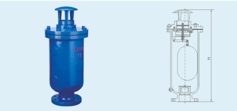 Sewage composite exhaust valve drawning Sewage composite exhaust valve drawning