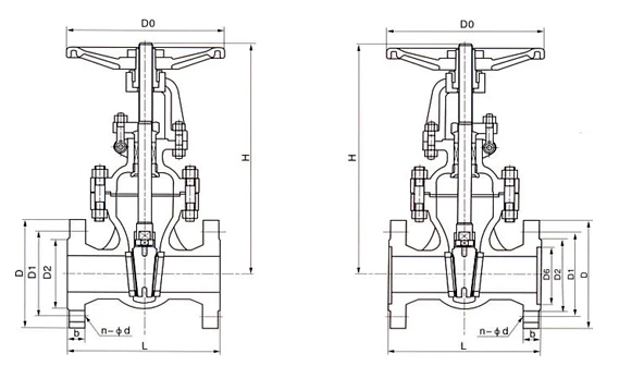 Pneumatic stainless steel gate valves drawning Pneumatic stainless steel gate valves drawning