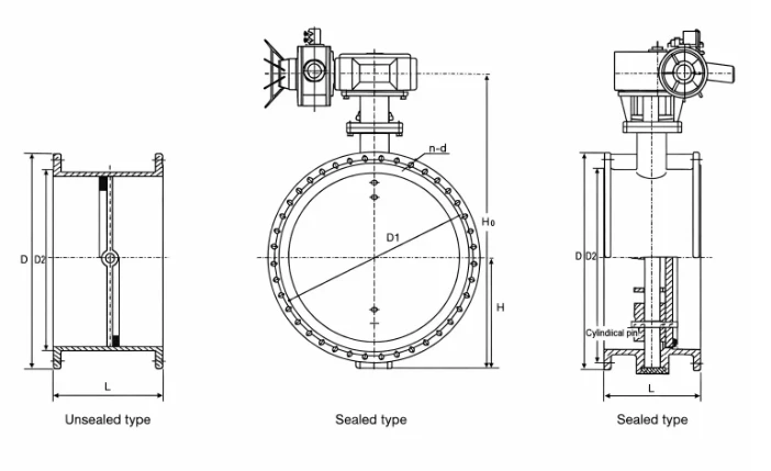 Ventilation Butterfly Valve Drawning Ventilation Butterfly Valve Drawning